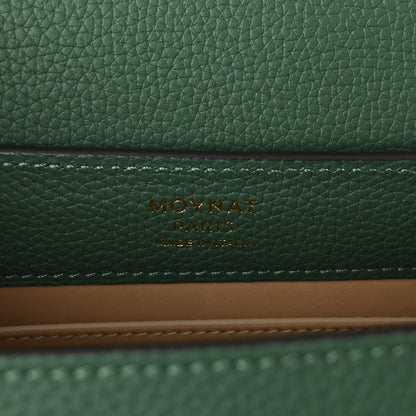 Moynat Taurillon Blush Rejane PM Emerald 6 of 10