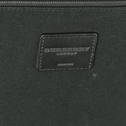 Burberry Coated Canvas Haymarket Check Carry-On Suitcase Black 8 of 9