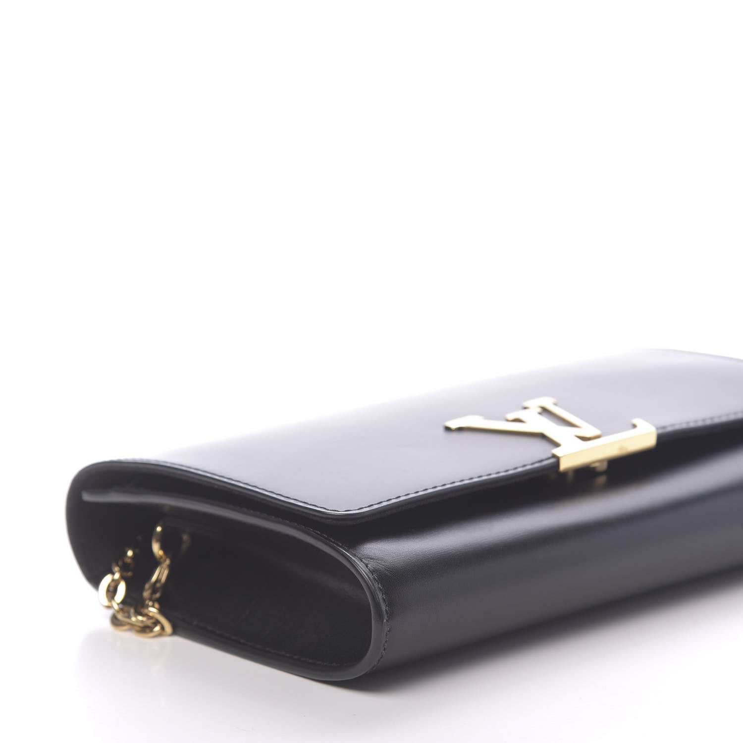 Louis Vuitton Calfskin Chain Louise GM Black 7 of 11