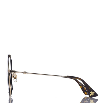 Gucci Acetate Oversize Square Frame GG0106S Sunglasses Black 3 of 7