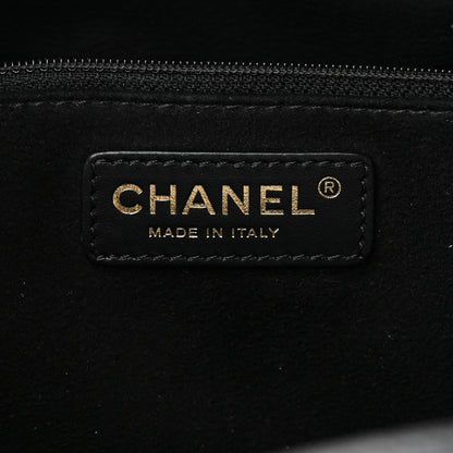 Chanel Caviar Small Studded Deauville Tote Black 6 of 13