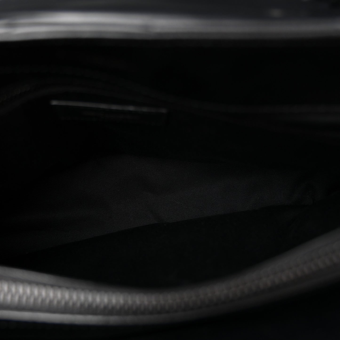 Calfskin Y Quilted Monogram Monochrome Medium Loulou Chain Satchel Black