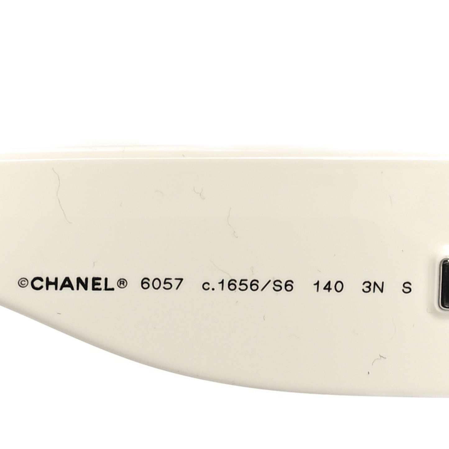 Acetate Cat Eye Sunglasses 6057 Black White
