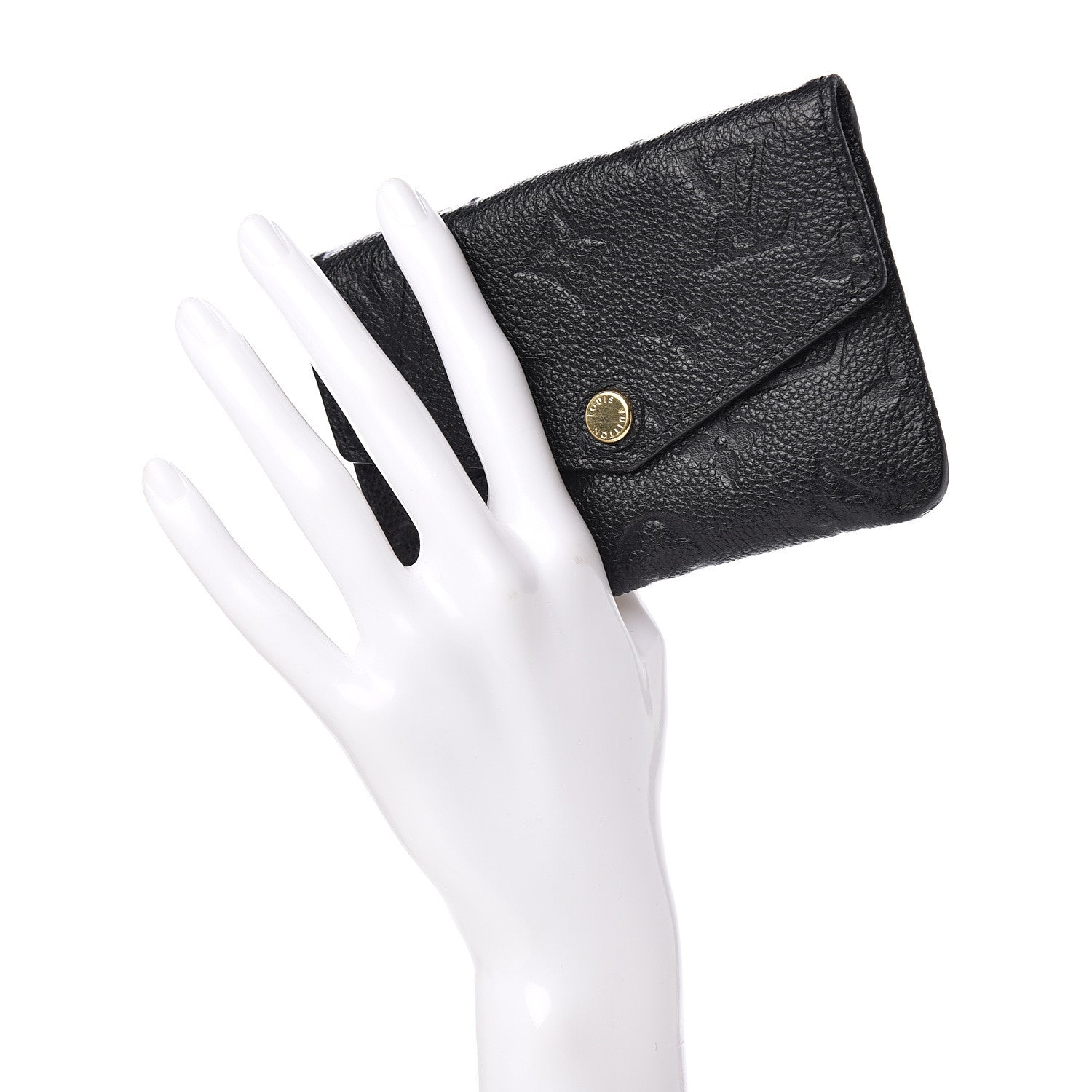 Louis Vuitton Empreinte Key Pouch Black 2 of 8