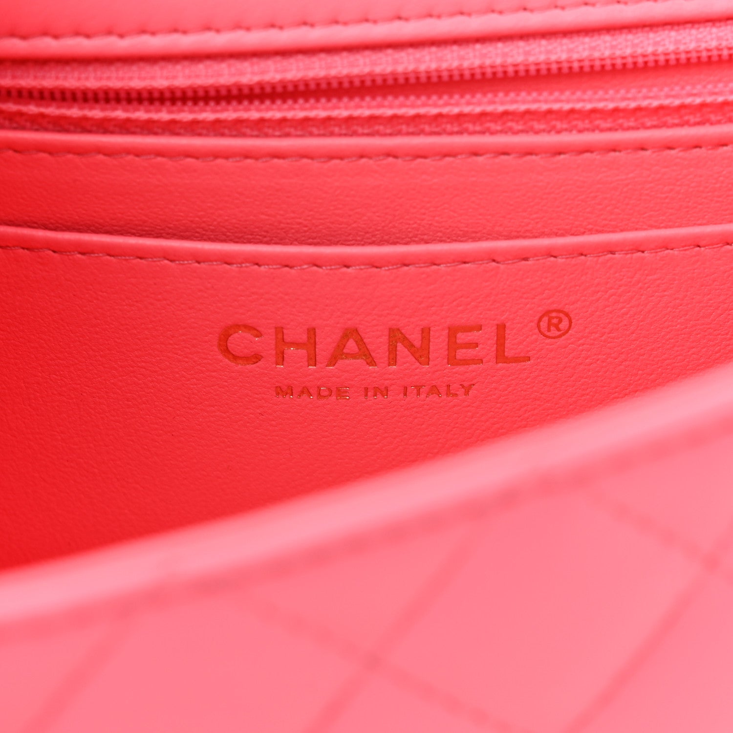 Chanel Lambskin Quilted Mini Rectangular Flap Pink 5 of 8