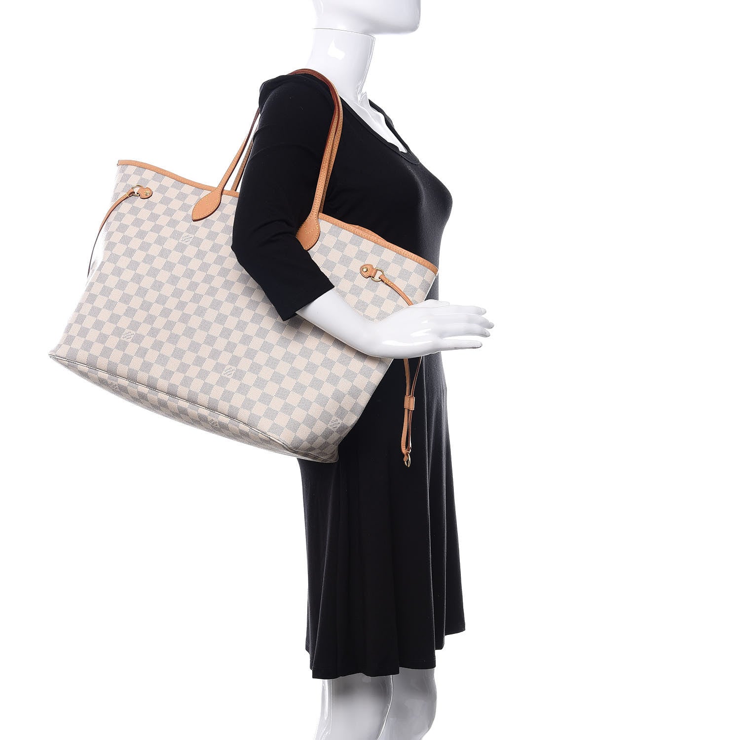 Louis Vuitton Damier Azur Neo Neverfull GM Rose Ballerine 2 of 11