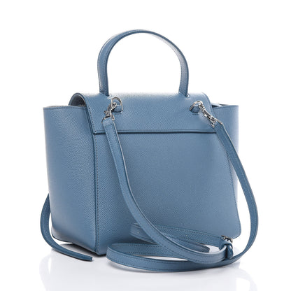 Celine Grained Calfskin Nano Belt Bag Slate Blue 3 of 8