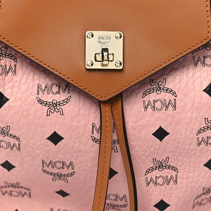 MCM Visetos Small Essential Backpack Soft Pink 8 of 11
