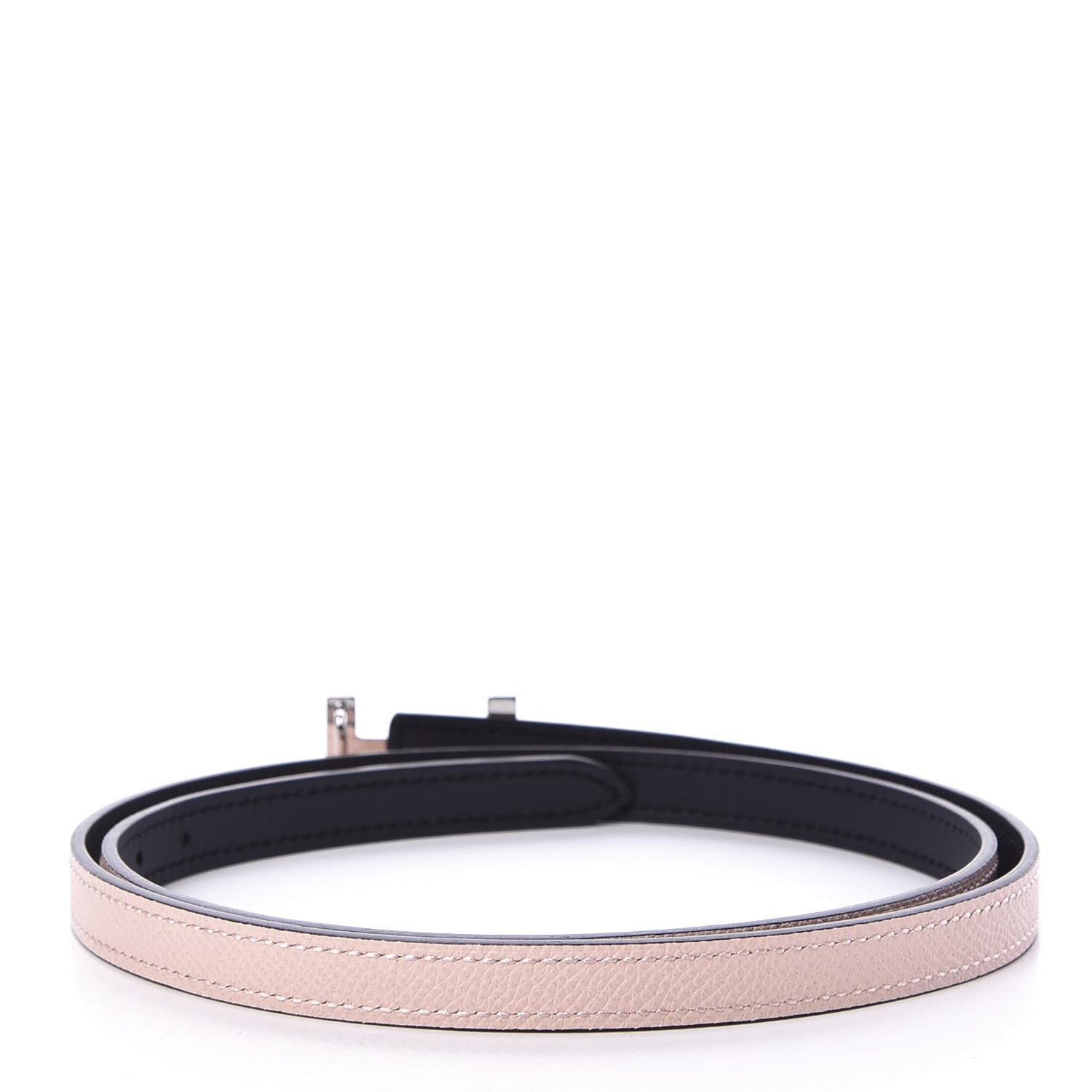 Hermes Swift Epsom 13mm Focus Belt 80 Rose Eglantine Bleu Indigo 2 of 6