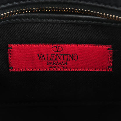 Valentino Garavani Calfskin Rockstud Camera Crossbody Bag Black 6 of 7