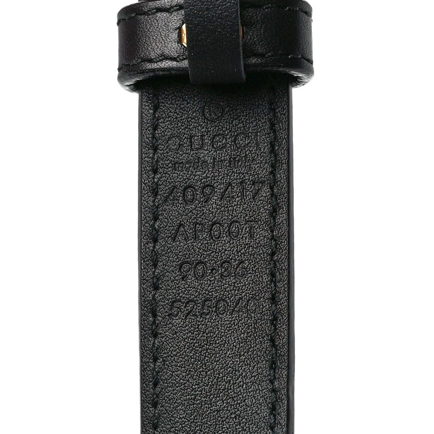 Calfskin Double G 20mm Belt 90 36 Black