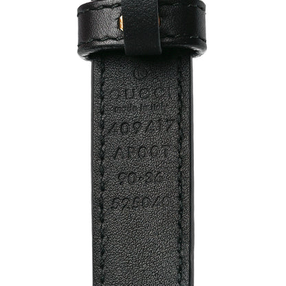 Gucci Calfskin Double G 20mm Belt 90 36 Black 4 of 4