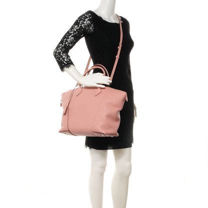 Louis Vuitton Veau Cachemire Soft Lockit MM Magnolia 2 of 9