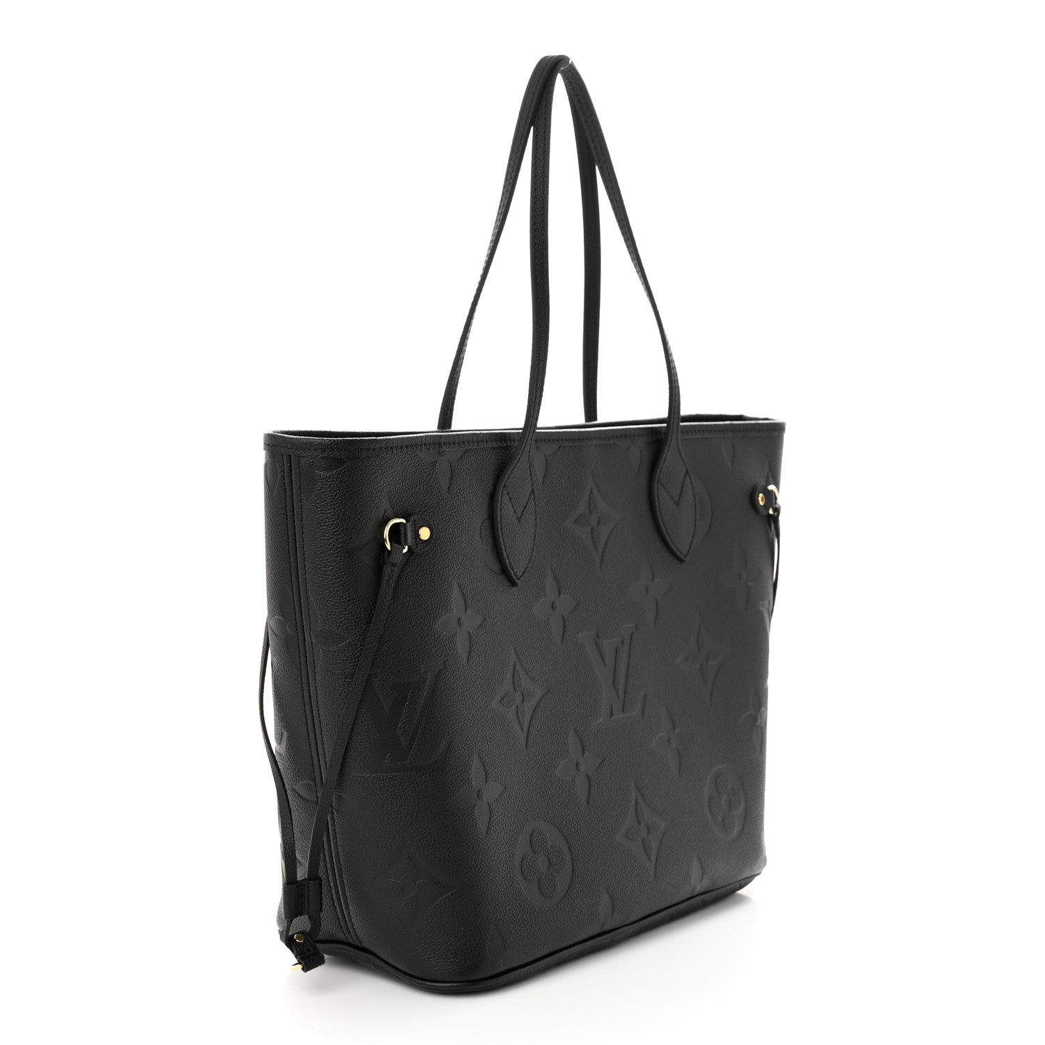 Louis Vuitton Empreinte Monogram Giant Neverfull MM Black 3 of 11