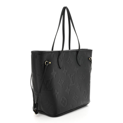 Louis Vuitton Empreinte Monogram Giant Neverfull MM Black 3 of 11