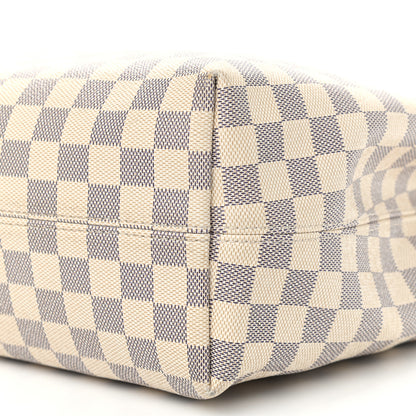 Louis Vuitton Damier Azur Graceful MM Rose Ballerine 10 of 11