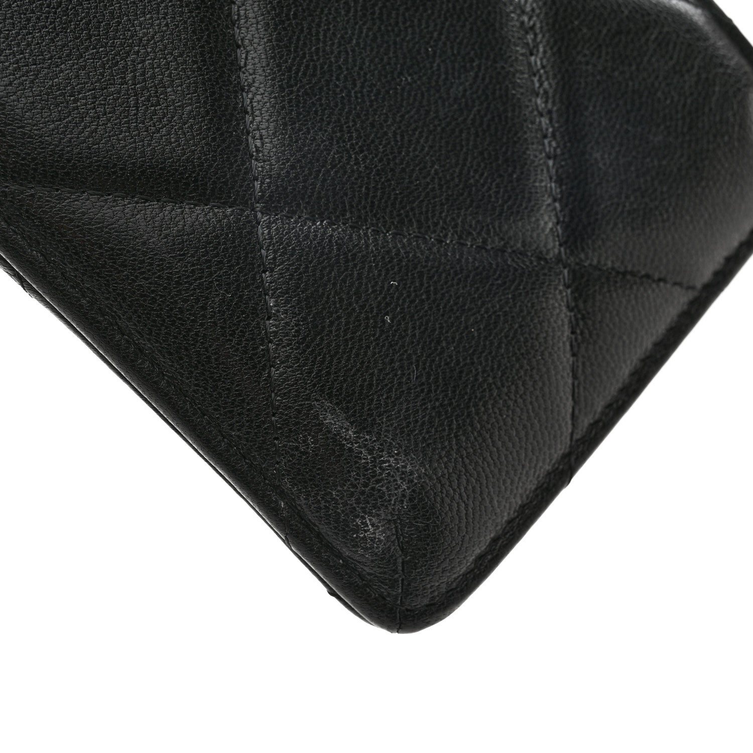 Chanel Lambskin Quilted Chanel 19 Phone and Card Holder Black 9 of 10