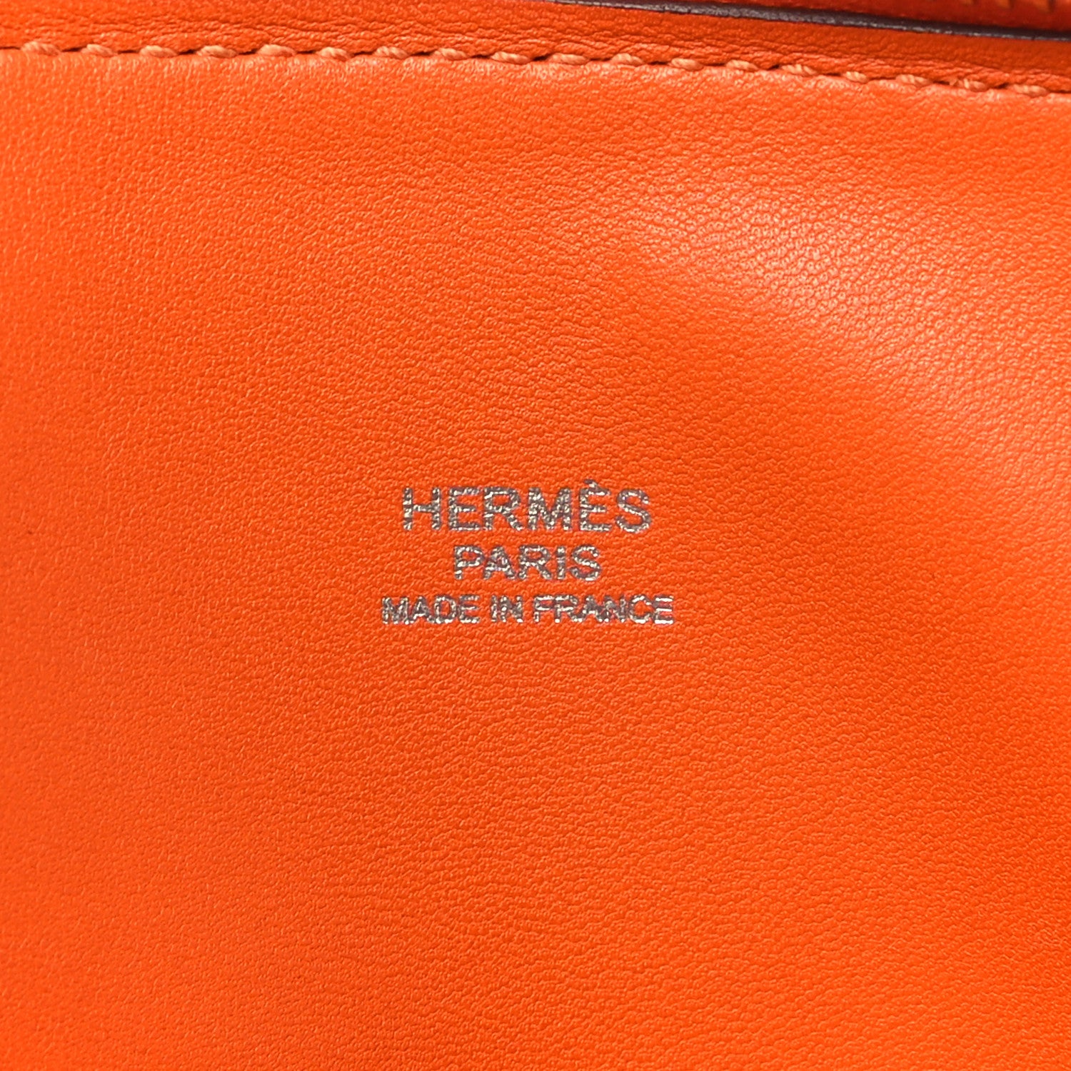 Hermes Taurillon Clemence Bolide 31 Orange 6 of 8