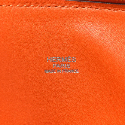 Hermes Taurillon Clemence Bolide 31 Orange 6 of 8
