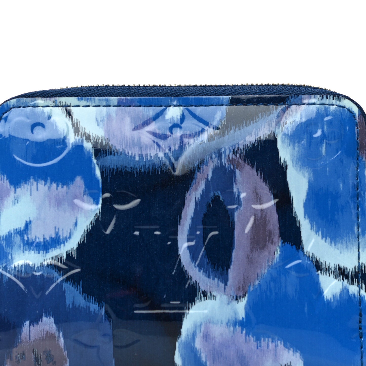 Vernis Ikat Zippy Coin Purse Grand Blue