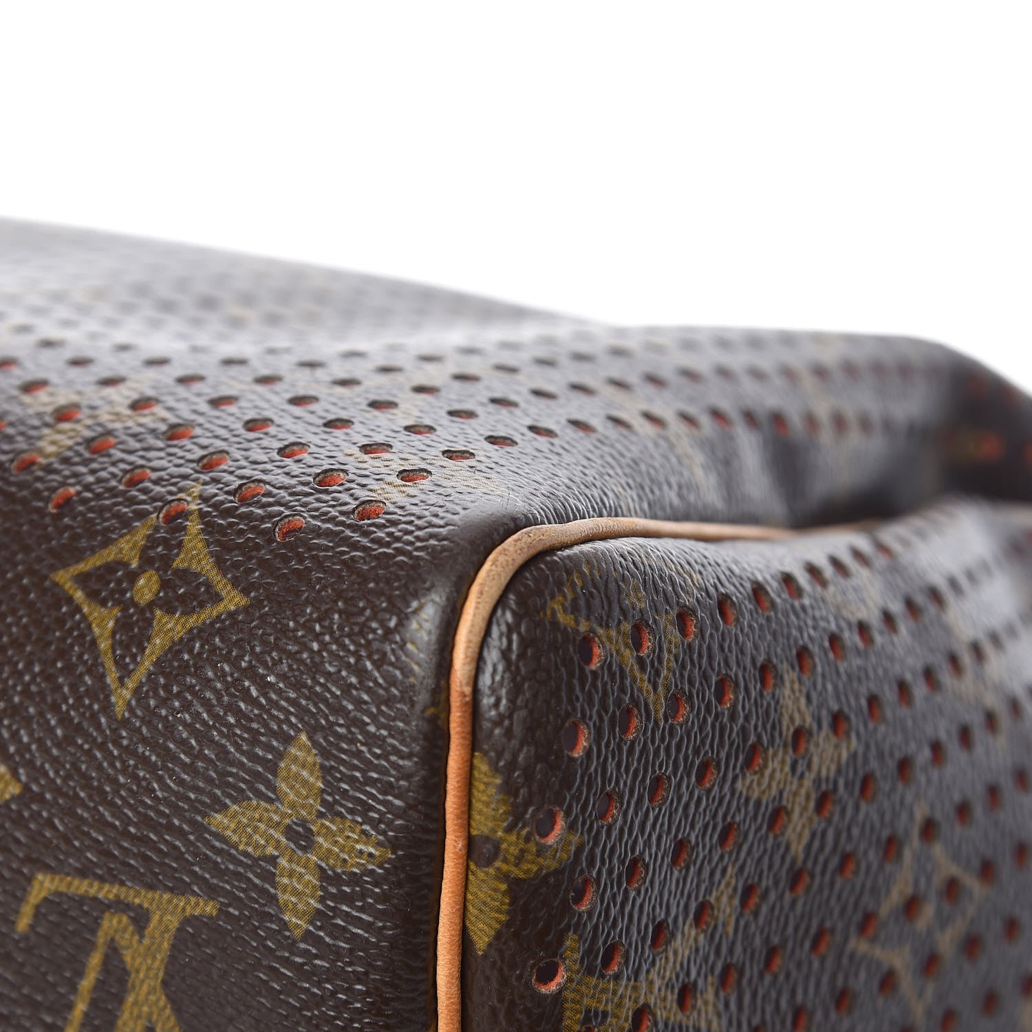 Louis Vuitton Monogram Perforated Speedy 30 Orange 26 of 27