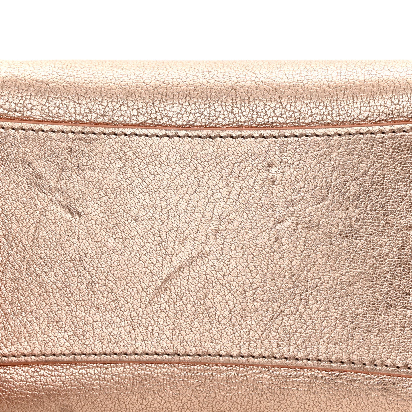 Metallic Sugar Goatskin Mini Antigona Light Pink