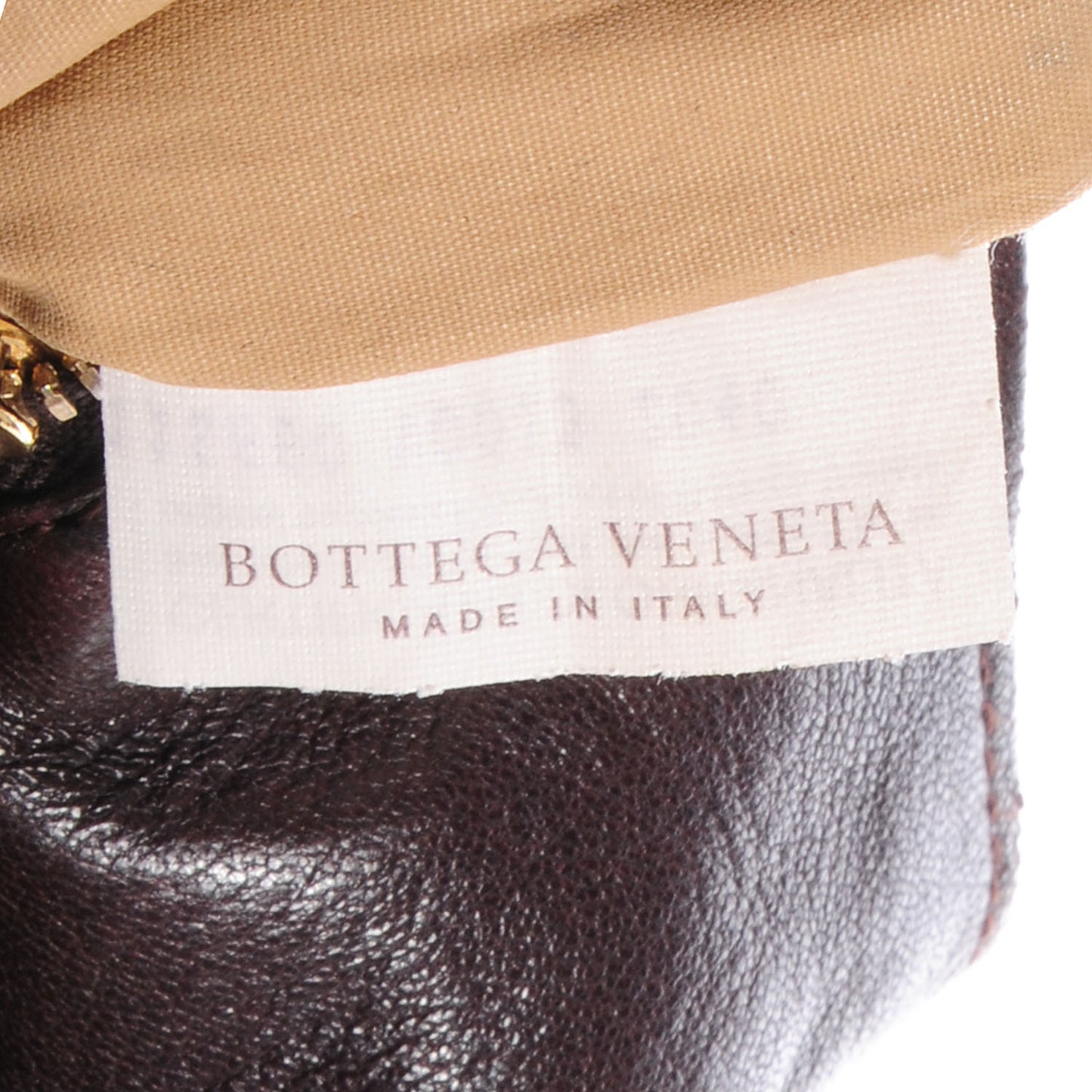 Nappa Intrecciato Shoulder Bag Ebano