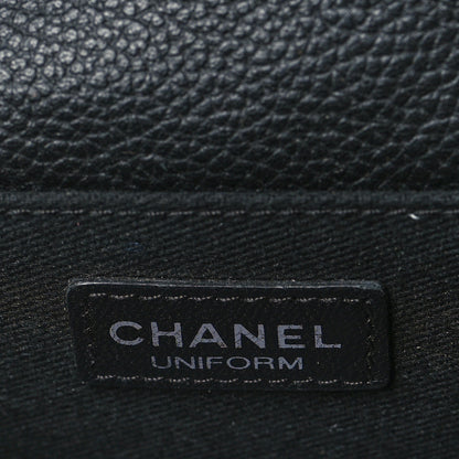 Chanel Grained Calfskin Quilted 2.55 Reissue Flap Belt Bag Clutch Black 6 of 11