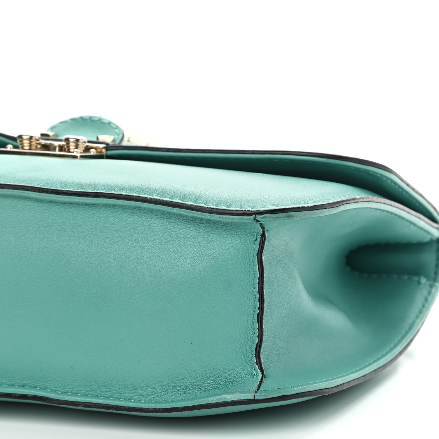 Valentino Garavani Vitello Medium Glam Lock Rockstud Flap Colibri 8 of 13