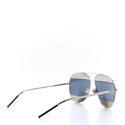 Christian Dior Split 1 Aviator Sunglasses Silver 4 of 8