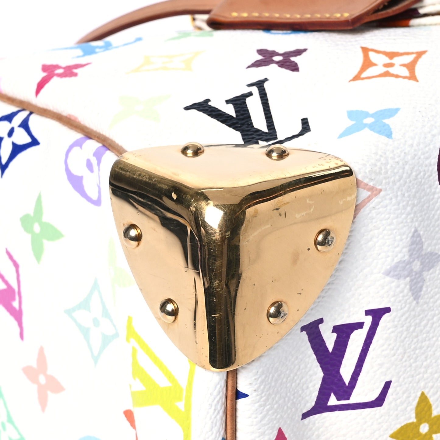 Monogram Multicolor Speedy 30 White