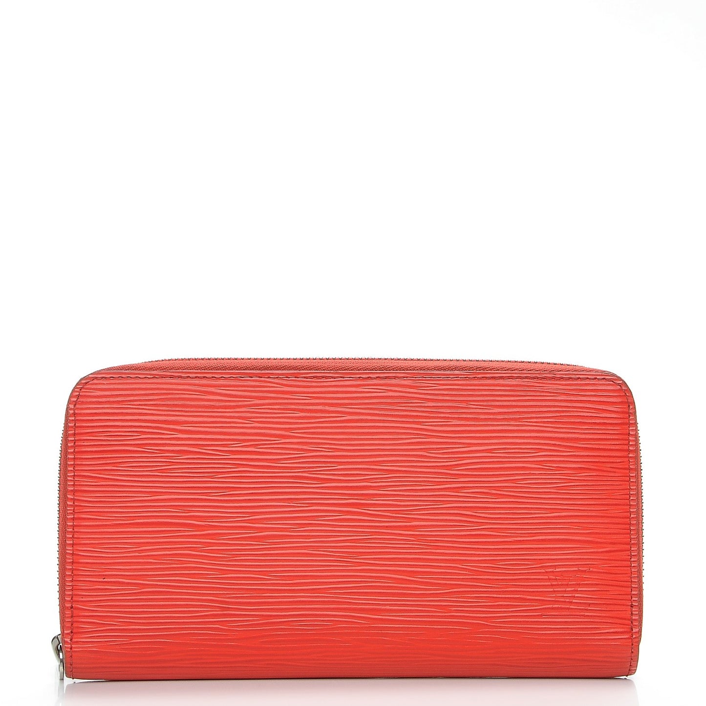 Epi Zippy Wallet Coquelicot
