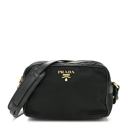 Prada Tessuto Nylon Soft Calf Camera Bag Black 1 of 10