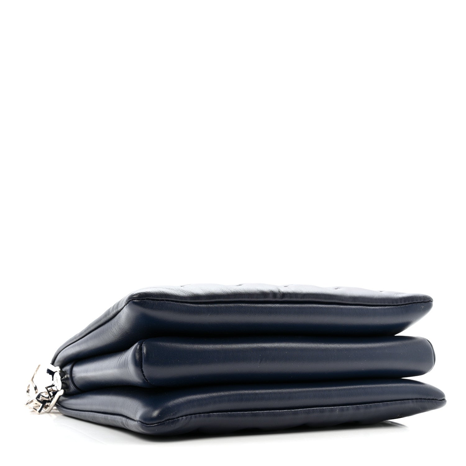 Louis Vuitton Lambskin Embossed Monogram Coussin PM Navy 4 of 12