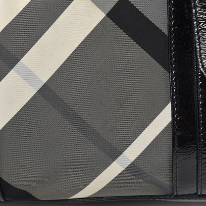 Burberry Nylon Beat Check Victoria Tote Black 10 of 13