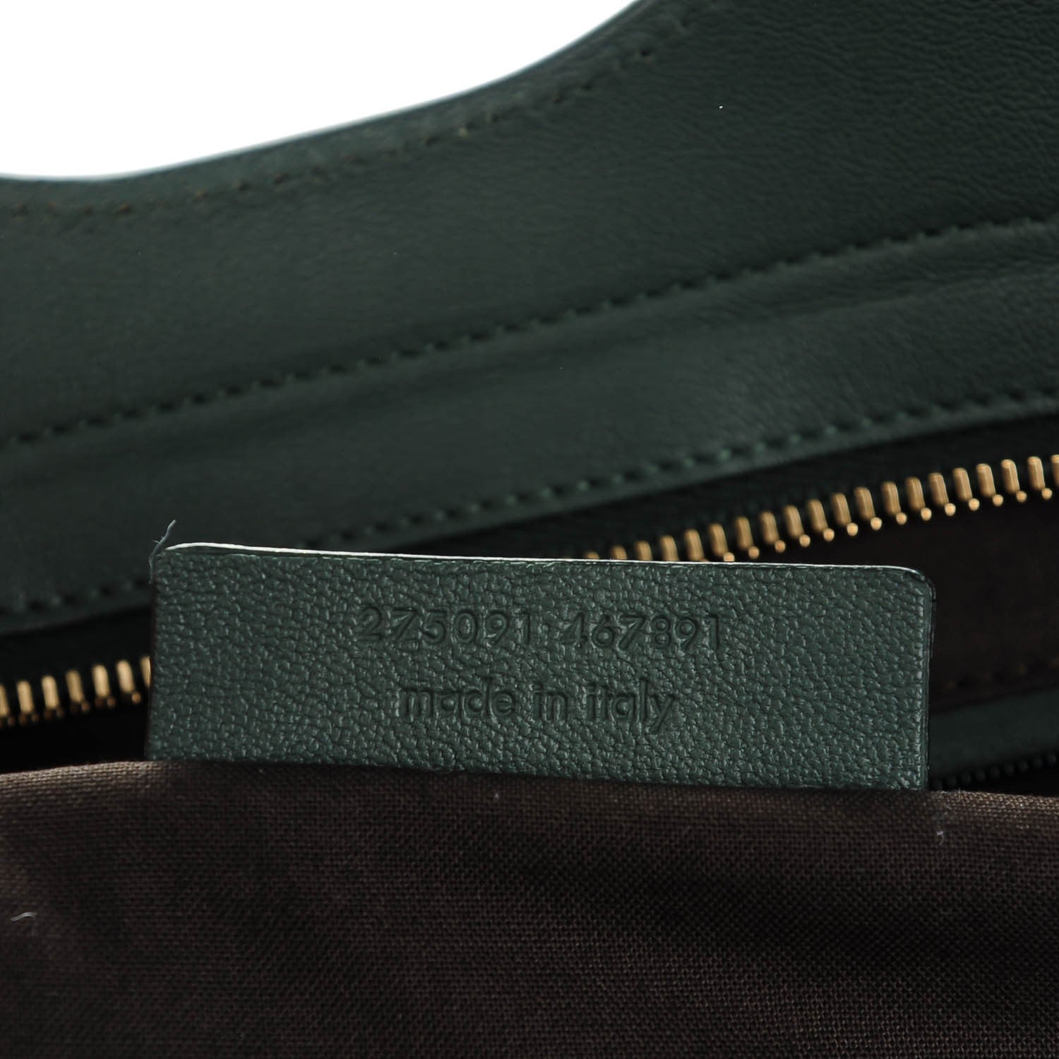 Saint Laurent Sheepskin Large Cabas ChYc Hunter Green 7 of 7