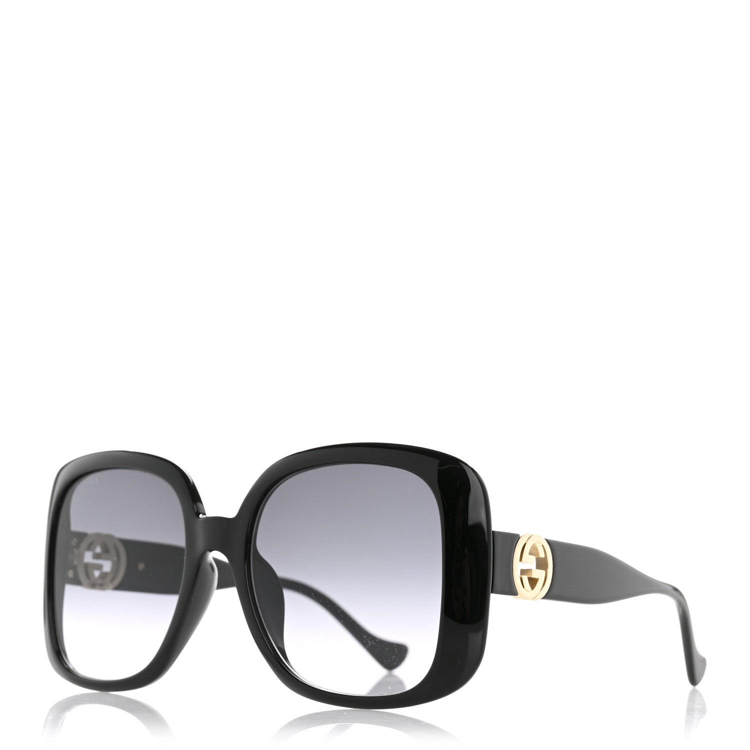 Gucci Acetate Square Frame GG1029SA Sunglasses Black 1 of 8