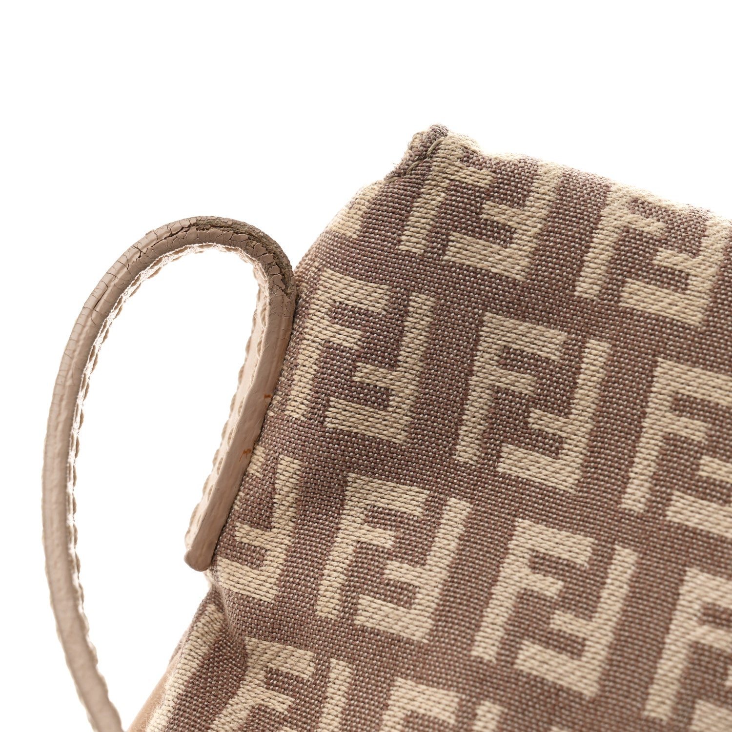 Fendi Zucchino Vitello Tube Messenger Bag Cipria Teint Cipria 10 of 10
