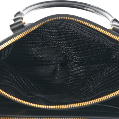 Prada Saffiano Lux Large Galleria Double Zip Tote Black 5 of 13