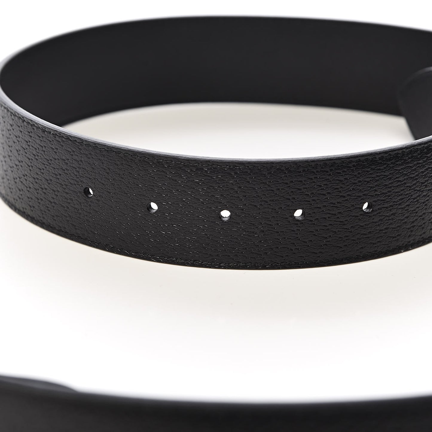 Textured Calfskin Double G 40mm Belt 100 40 Black