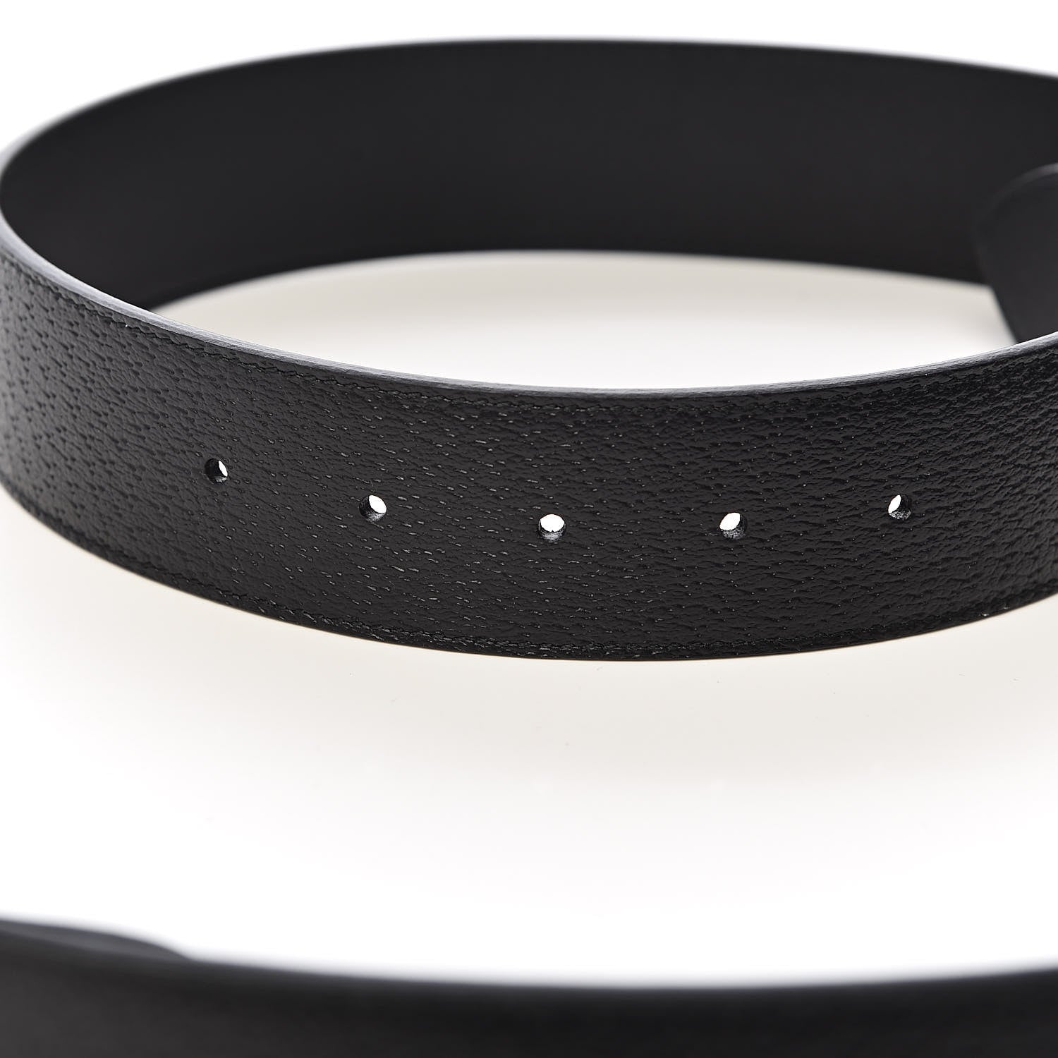 Gucci Textured Calfskin Double G 40mm Belt 100 40 Black 5 of 6