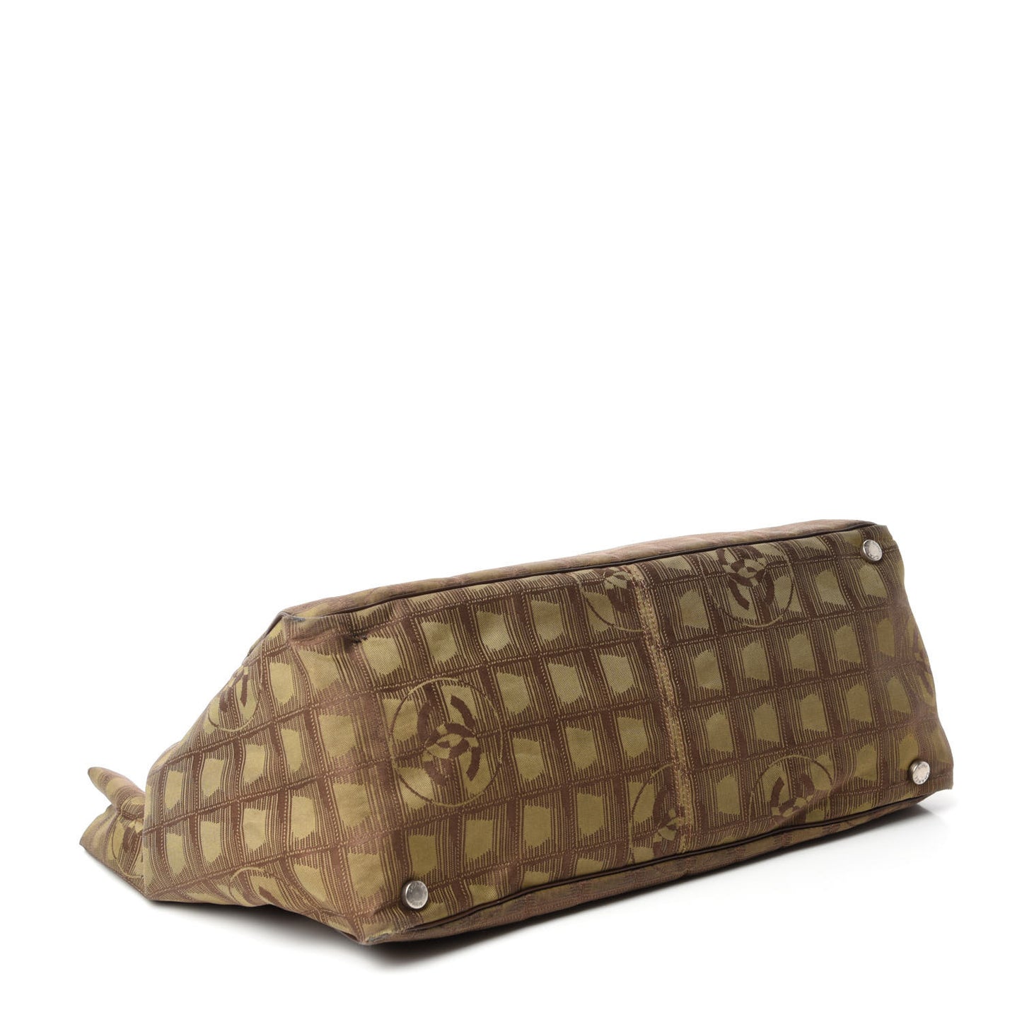 Nylon Medium Travel Tote Khaki