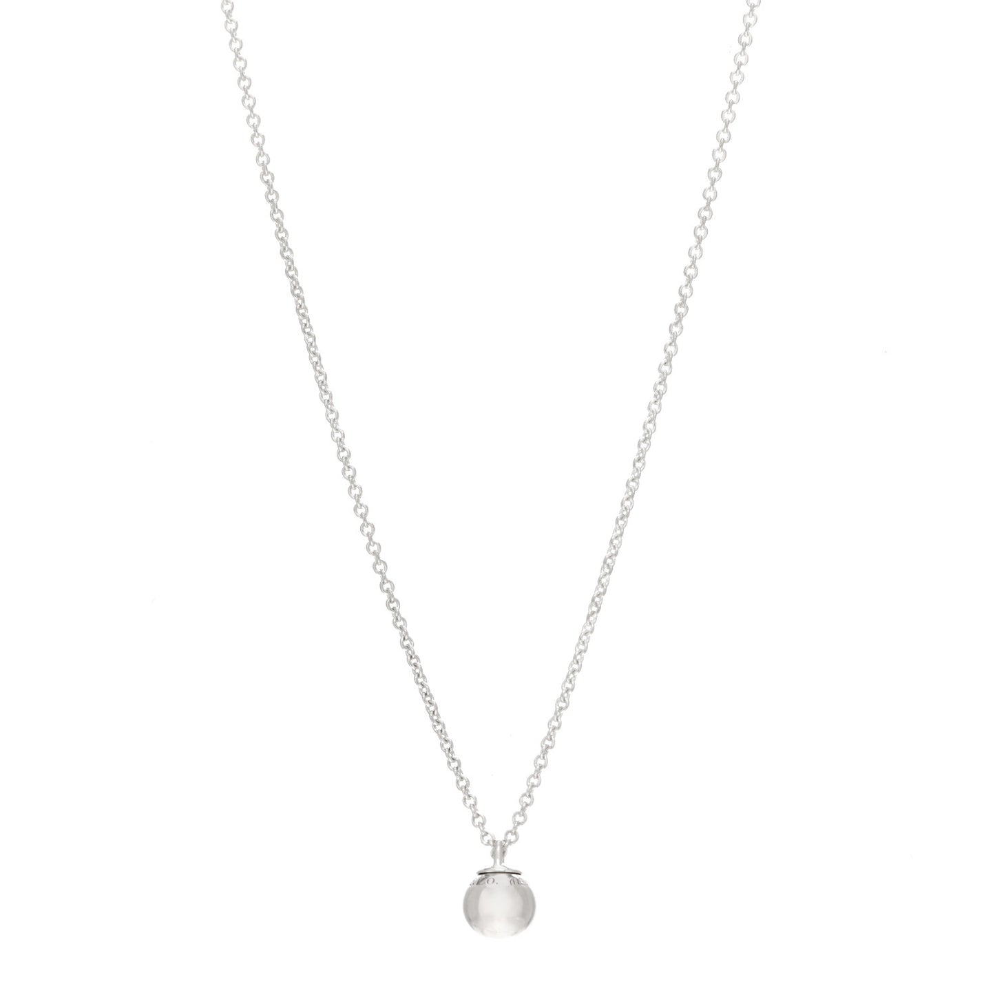 Sterling Silver 8mm HardWear Ball Pendant Necklace