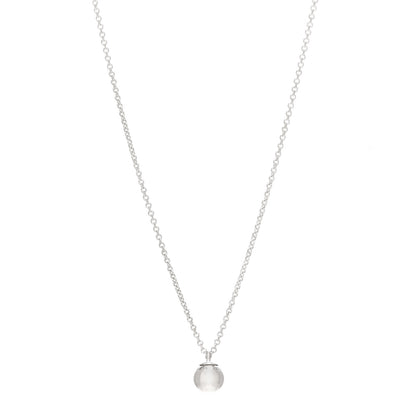 Tiffany Sterling Silver 8mm HardWear Ball Pendant Necklace 1 of 5