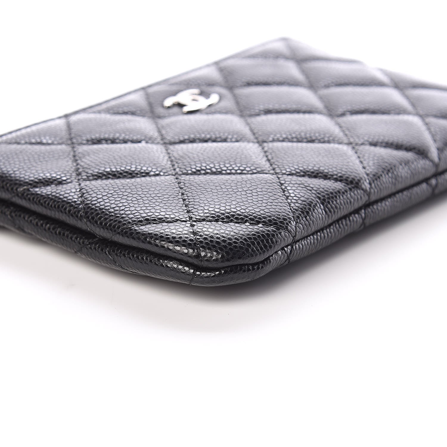 Chanel Caviar Quilted Small Cosmetic Case Black 5 of 10