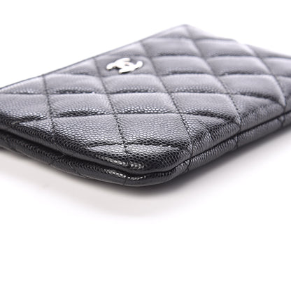 Chanel Caviar Quilted Small Cosmetic Case Black 5 of 10