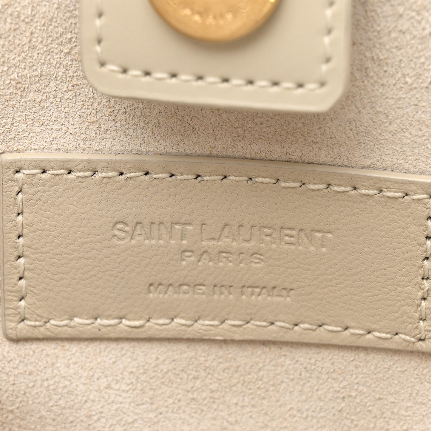 Calfskin Mini Toy Shopping Tote Crema Soft
