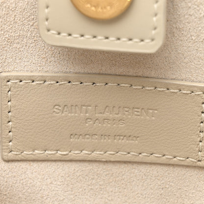 Saint Laurent Calfskin Mini Toy Shopping Tote Crema Soft 6 of 13