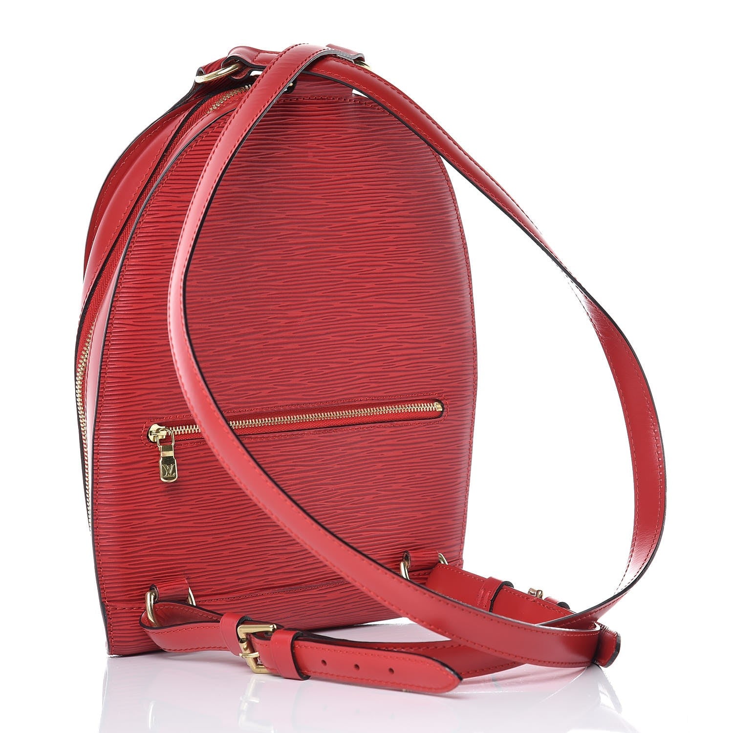 Louis Vuitton Epi Mabillon Backpack Castillan Red 3 of 9