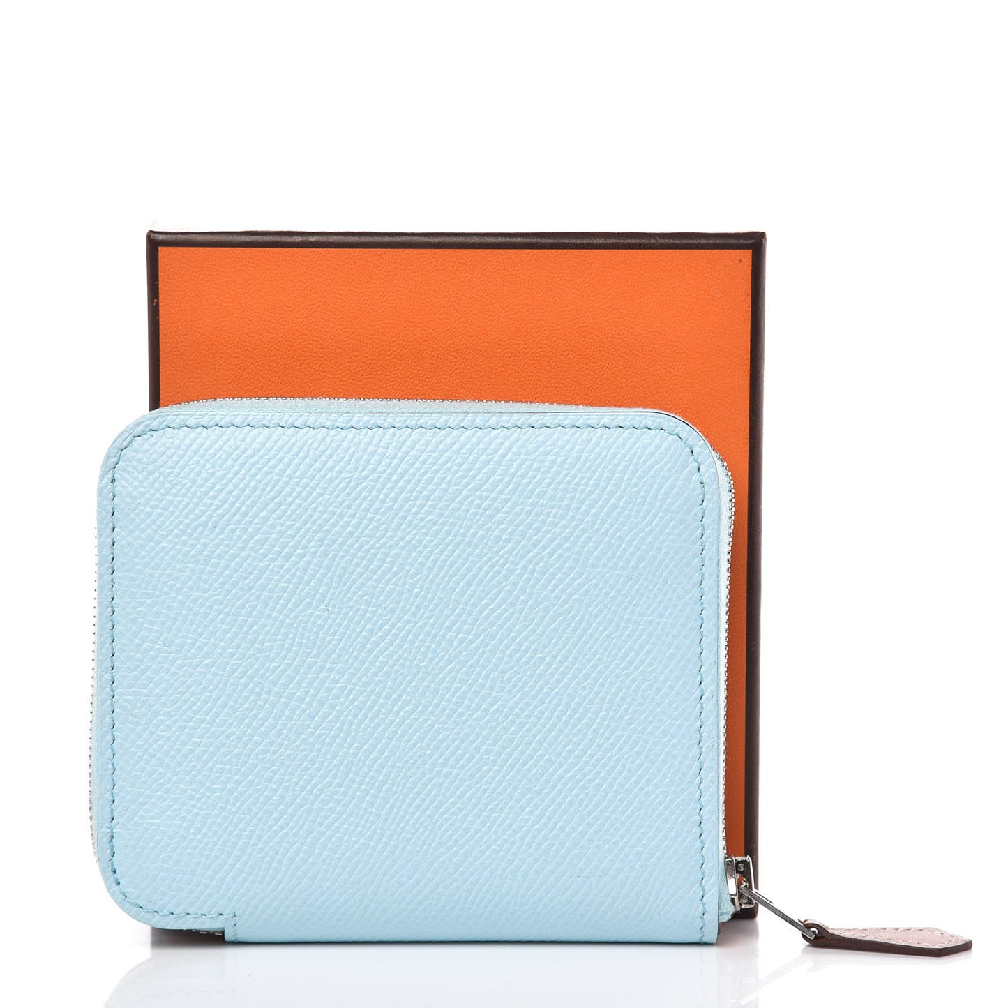 Epsom Silk'In Compact Wallet Bleu Zephyr